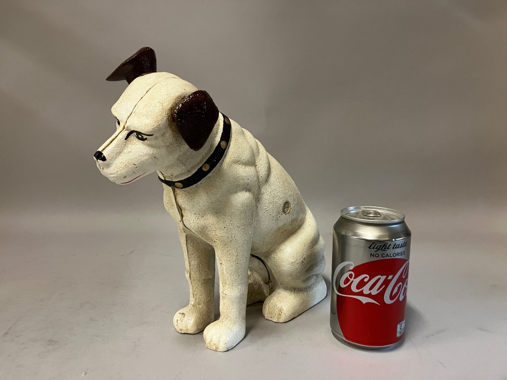 Statuetta, Grote Nipper - 27 cm - Grande cane in ghisa di His Masters Voice, 27 cm #1.0