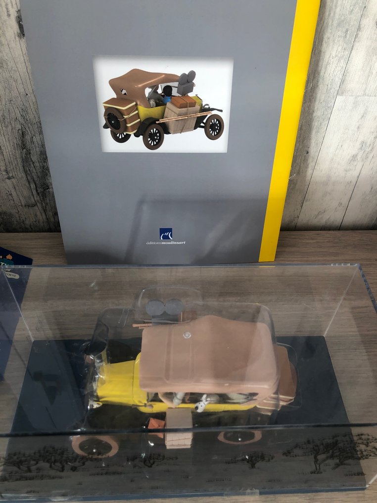 Moulinsart - Tintin - Voiture 1/24e - La Ford T jaune du Congo #2.1