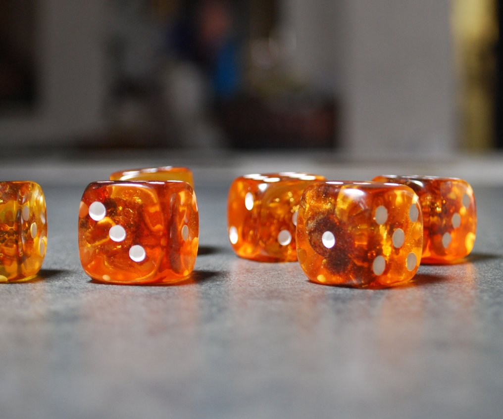 Dobókocka - Amber Dices 6 darab #3.2