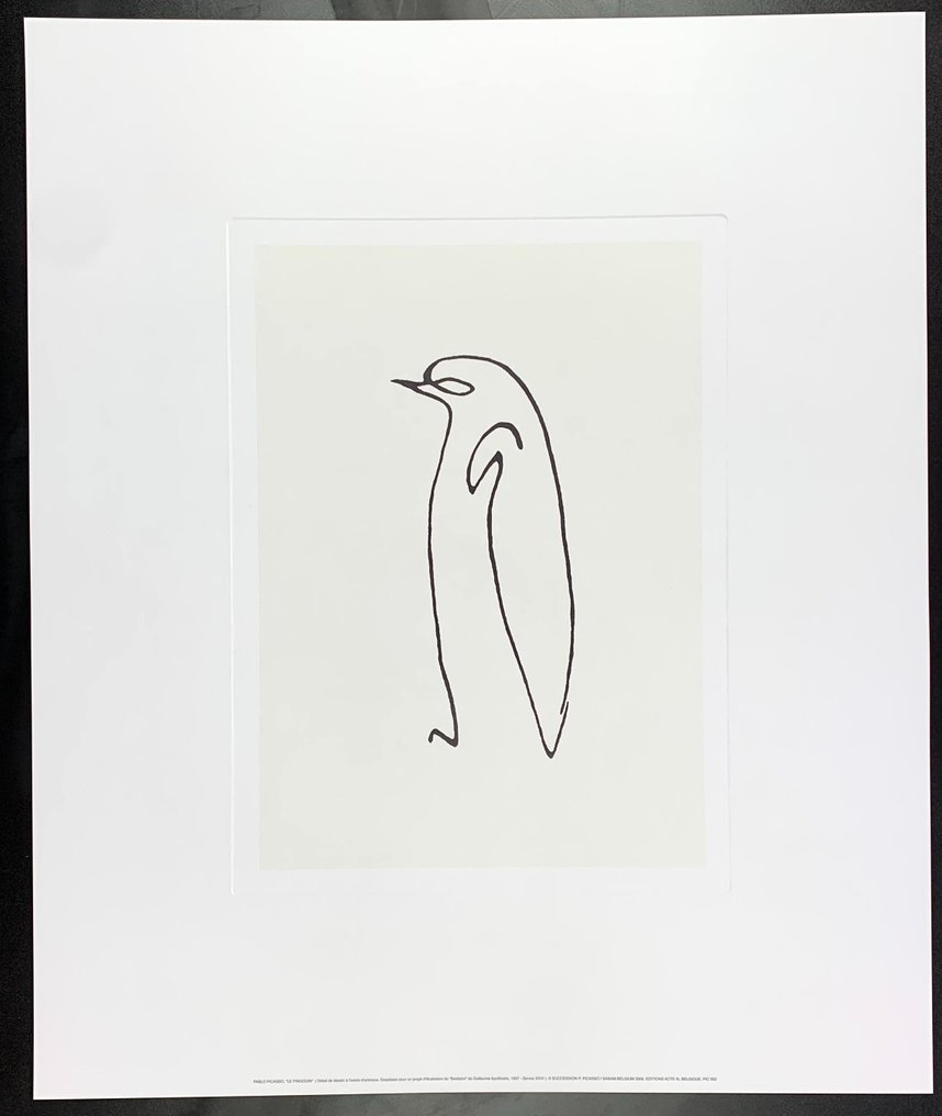 Pablo Picasso (1881-1973) - Penguin, 1907 - Serigraph on Handmade Paper - 60 x 50 cm #1.0