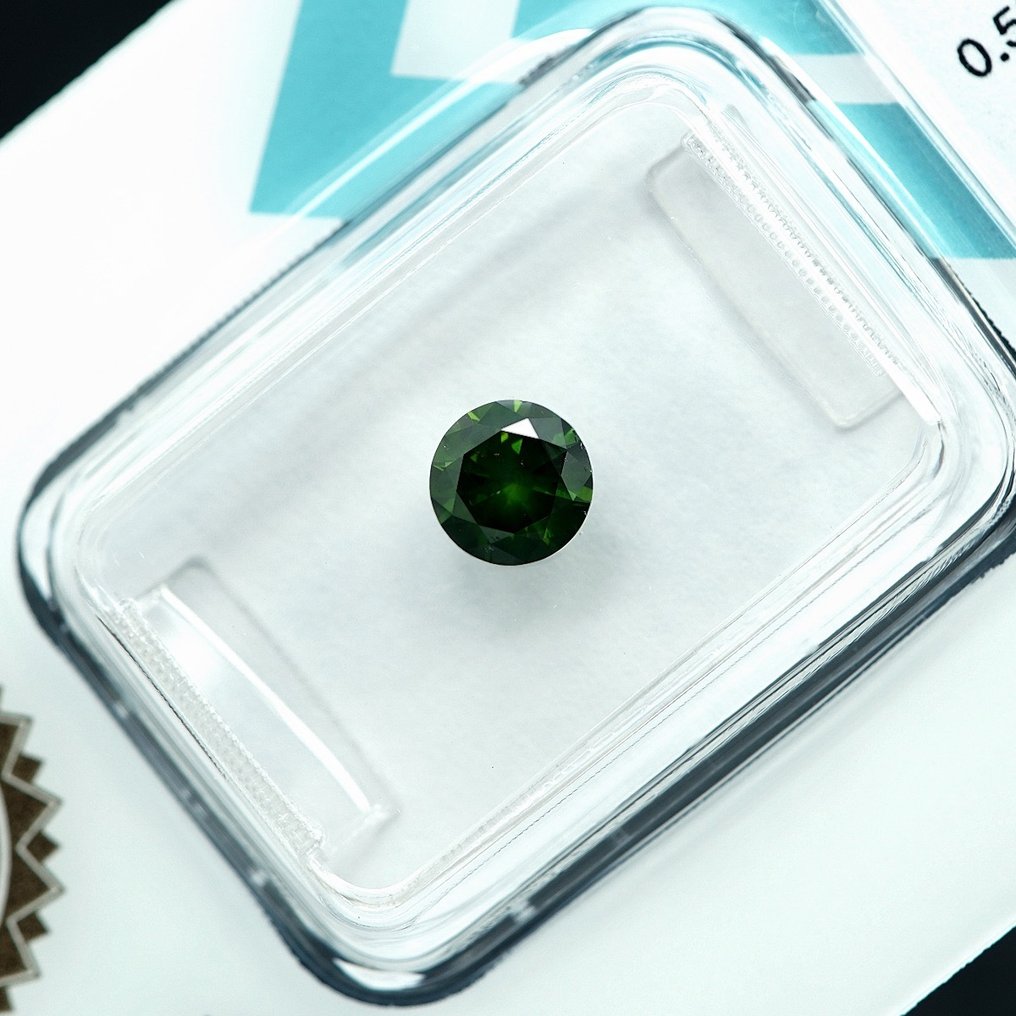 1 pcs 钻石  (经彩色处理)  - 0.52 ct - I1 内含一级 - 国际宝石研究院（IGI） #2.1