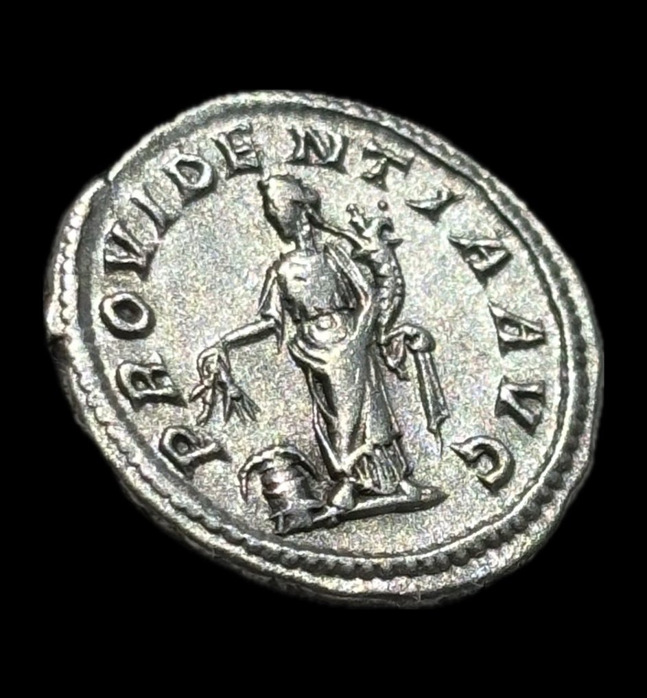 Roman Empire. Severus Alexander (AD 222-235). Denarius Rome - PROVIDENTIA AVG, Providentia (ou Annona) #2.1