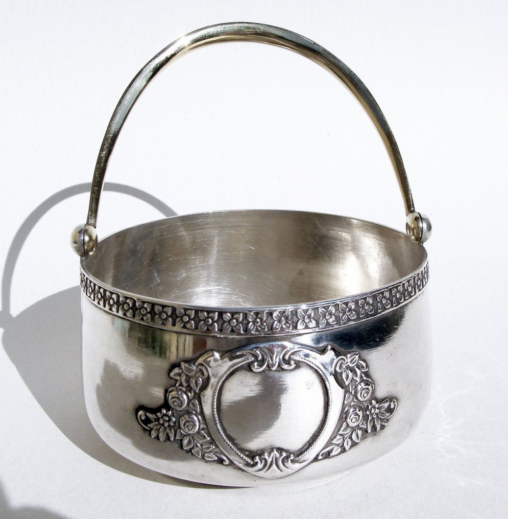 Russian Bonbonier - Tafelaufsatz  - 875 Silber #1.0