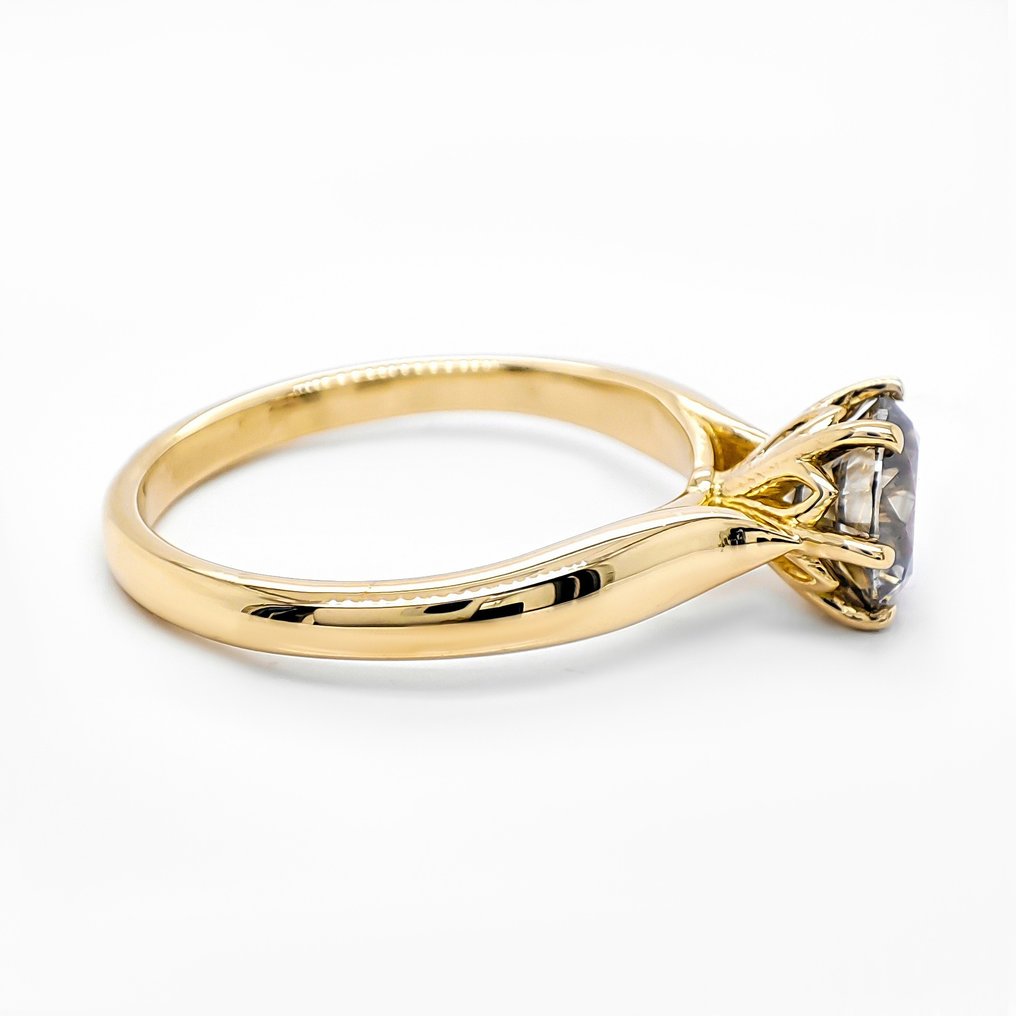 戒指 - 14 克拉 黃金 - 1.20ct. tw. 鉆石 (天然) #3.2