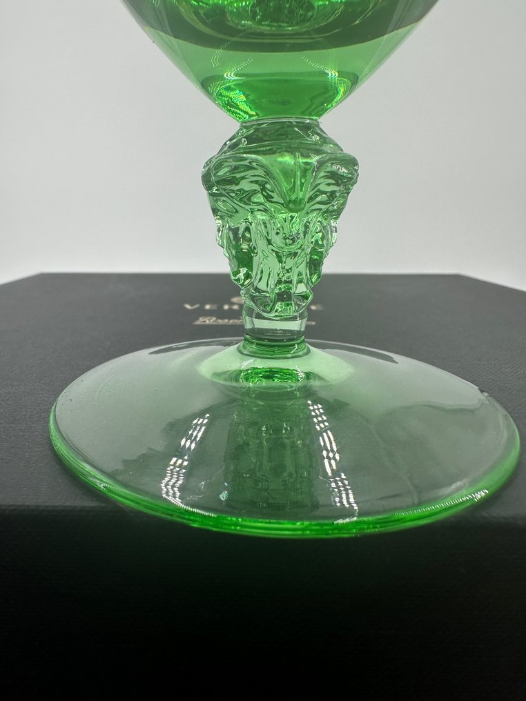 Rosenthal - Versace - Βάζο (2) - Medusa Lumiere Mint - ποτήρι νερού - Γυαλί #2.1