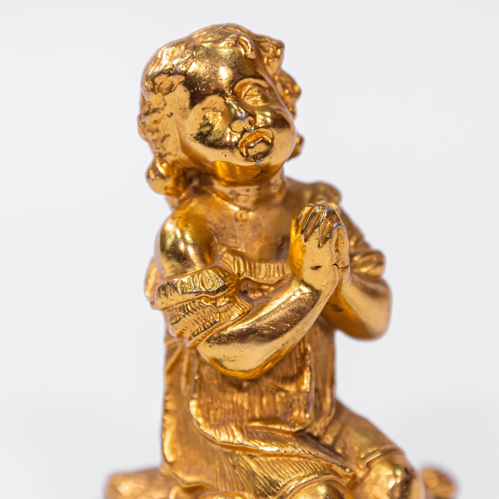 Johannes pronssinen kullattu - Pronssattu - 1850-1900 #1.0