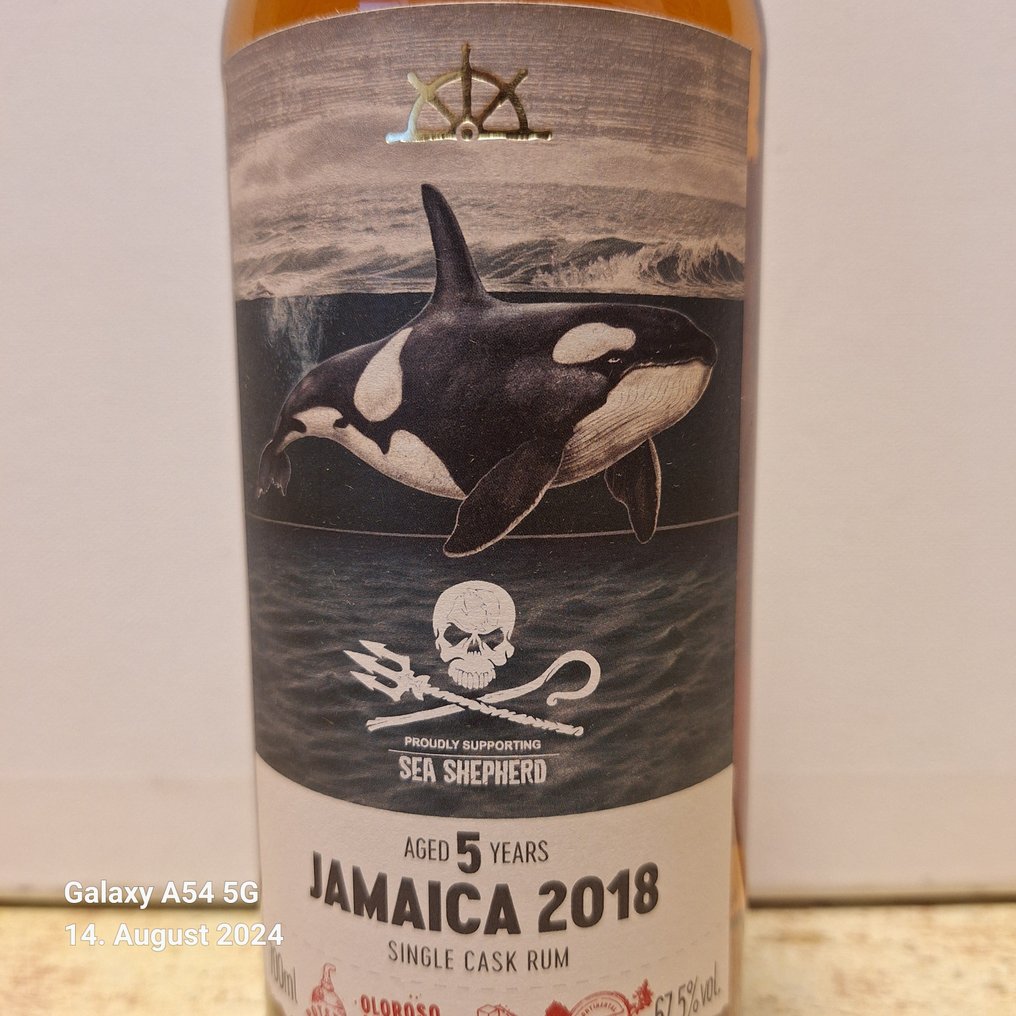 Hampden 2018 5 years old Oldman Spirits - LROK - Orca Sea Shepherd - Kirsch Import  - b. 2024 - 70厘升 #2.1