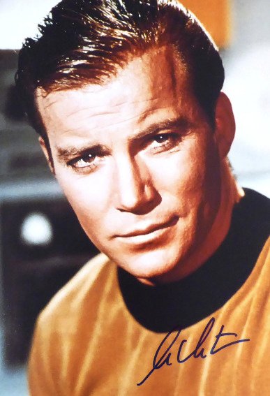 Star Trek - William Shatner - Signed 28x35 cm Photo with JSA COA #1.2