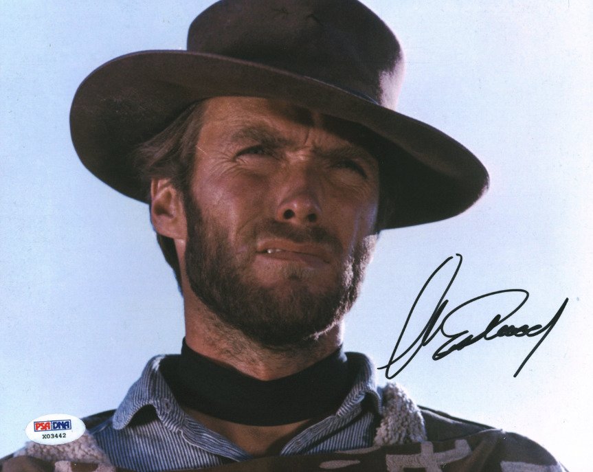 The Good, The Bad, The Ugly, Clint Eastwood - Signed in Person - with PSA/DNA Certificate - Autograph, photo #1.1