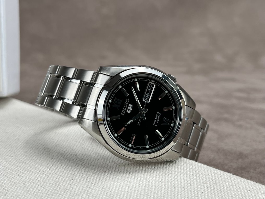 Seiko - 5 - Automatic Day Date - Seiko 5 Automatic Day-Date - No reserve price - SNKL55K1 - Men - 2020+  #2.1