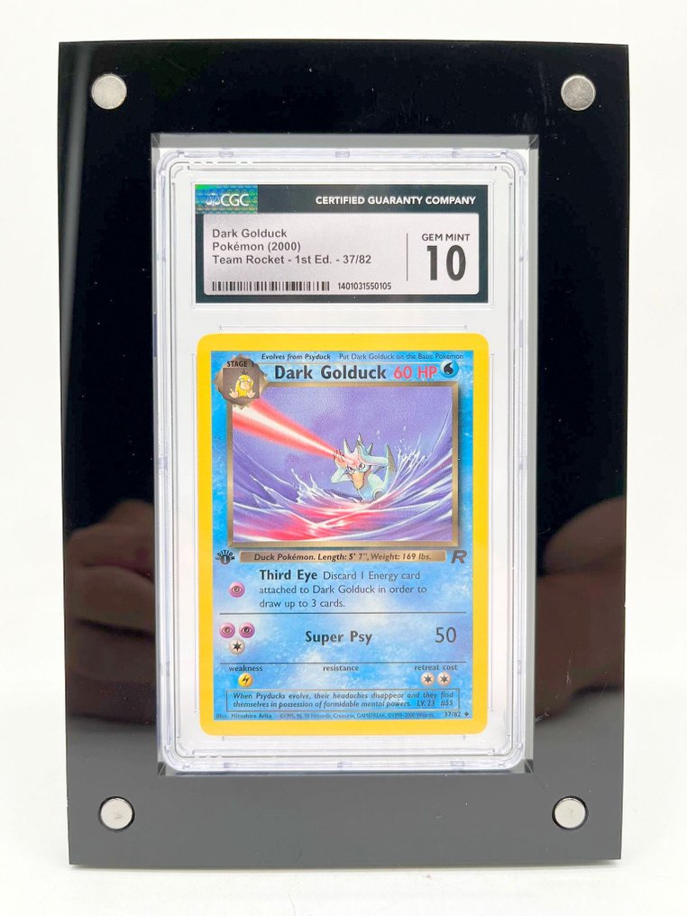 Pokémon Graded card - Golduck 初版 - CGC - WOTC - Team Rocket #1.0