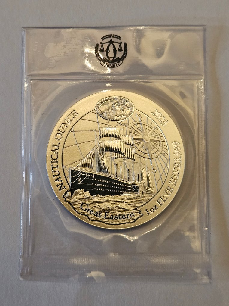 Rwanda. 50 Amafranga 2023 Nautical Ounce, 1 Oz (.999)  (No Reserve Price) #1.1