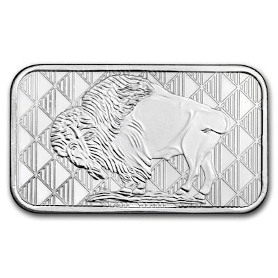 Verden. Silver Bar American Buffalo Barren , 1 Oz (.999)  (Ingen mindstepris) #1.1