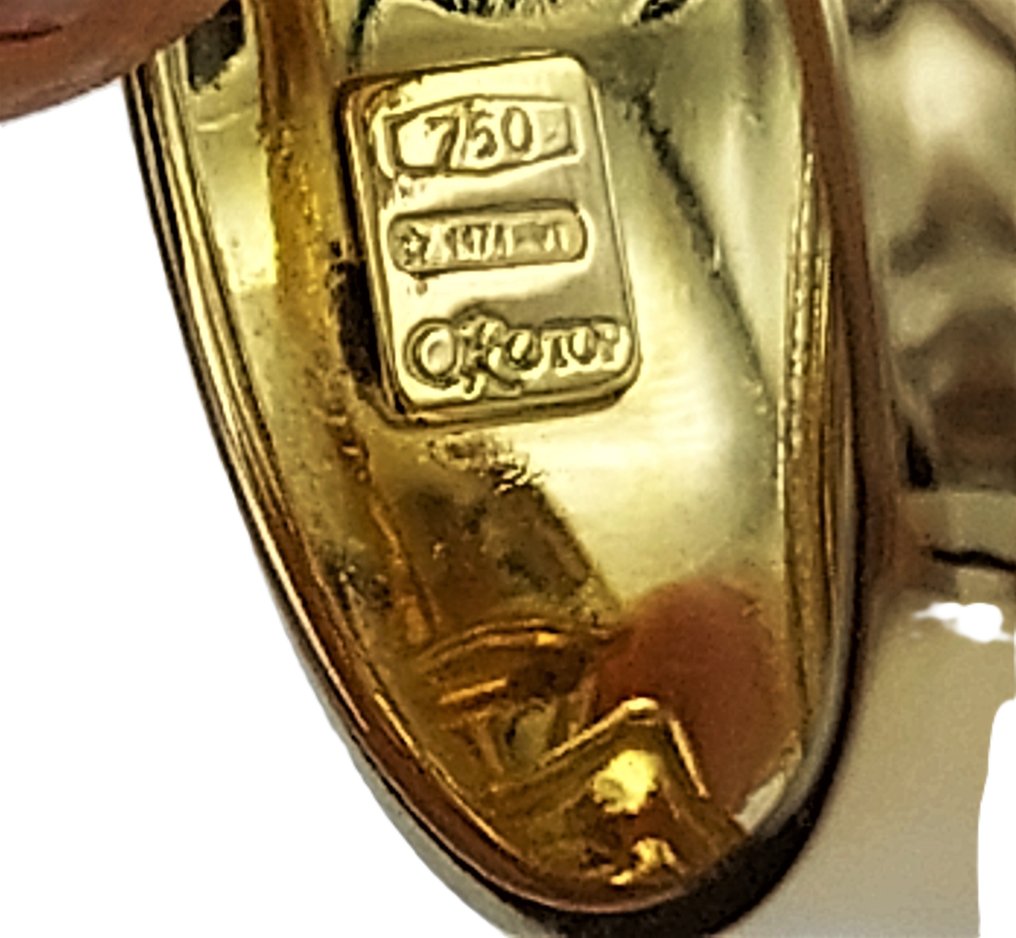 戒指 - 18 克拉 黃金 - 0.15ct. tw. 紫水晶 #3.2