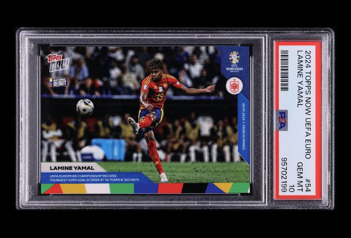 2024 Topps UEFA Euro Lamine Yamal - Rookie Card Spain - Youngest Player