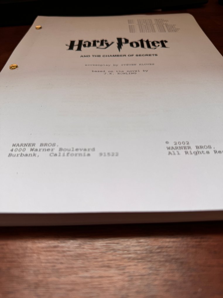 Harry Potter and the Chamber of Secrets (2002) - Daniel Radcliffe, Emma Watson, Rupert Grint, Richard Harris - Warner Bros., Wizzarding World #2.1