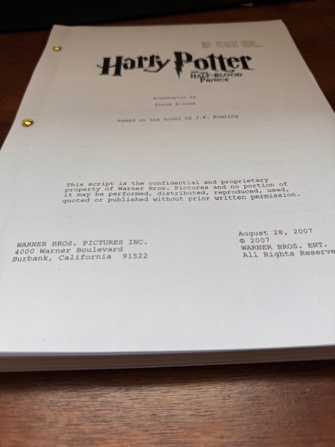 Harry Potter and the Half Blood Prince (2009) - Daniel Radcliffe, Emma Watson, Rupert Grint, Michael Gambon - Warner Bros., Wizzarding World #2.1