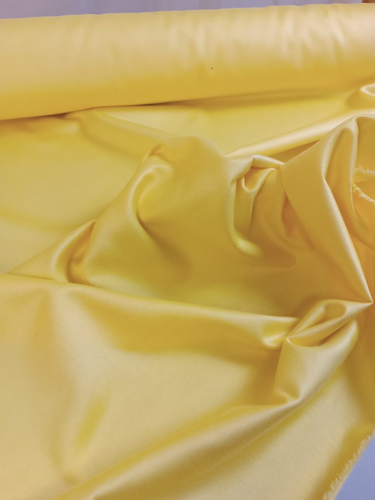 Tessuto - 600 cm - 140 cm - Rasatello cotone boussac #1.0