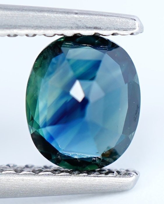 1 pcs Saffier - 1.03 ct - Antwerp Laboratory for Gemstone Testing (ALGT) #1.0