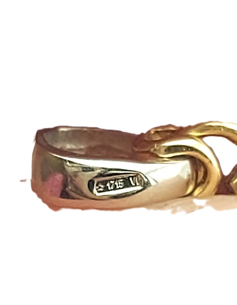 手鈪 - 18 克拉 黃金, 白金 #2.1