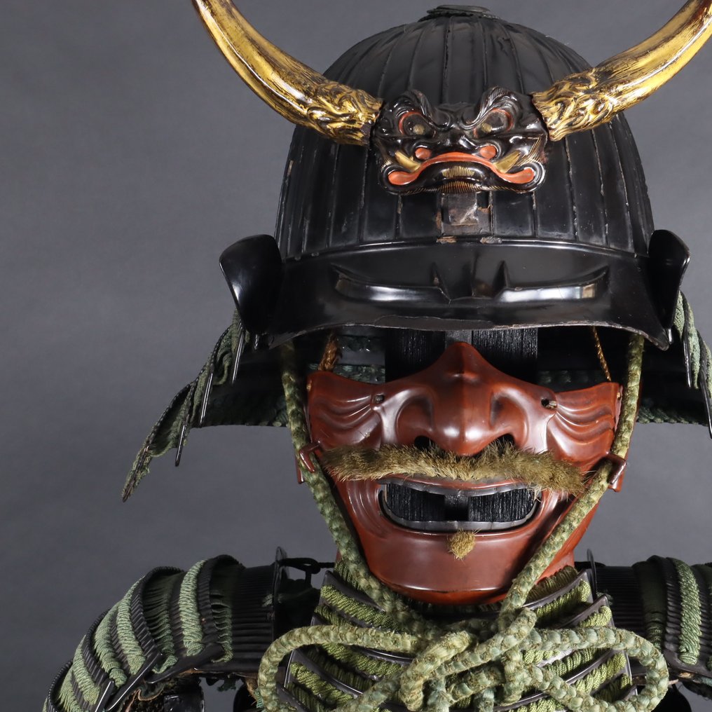 Tokubetsu Kicho Shiryo 特別貴重資料 Samurai Armor 縹絲威二枚胴具足 Certified by Japanese  Armor Society 日本甲冑武具研究保存会 - Japan - Mid Edo period - auction online Catawiki