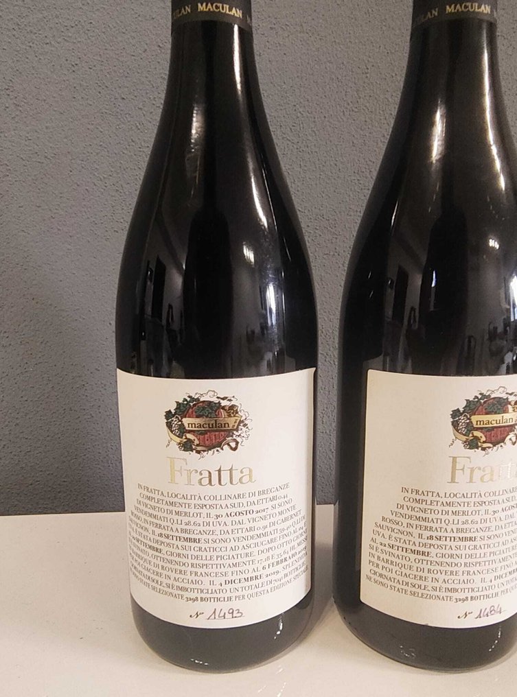 2017 Maculan Fratta, Limited Edition - Wenecja Euganejska - 2 Butelki (0,75l) #1.0