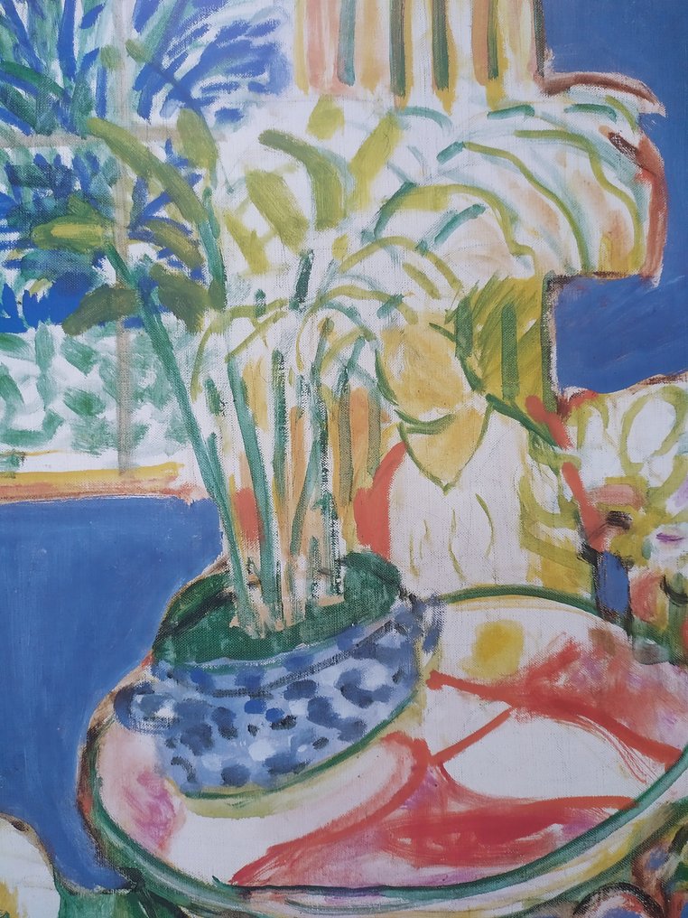 Henri Matisse (1869-1954) (after) - "Petit Intérieur Bleu, 1947" - (70x90cm) #3.2