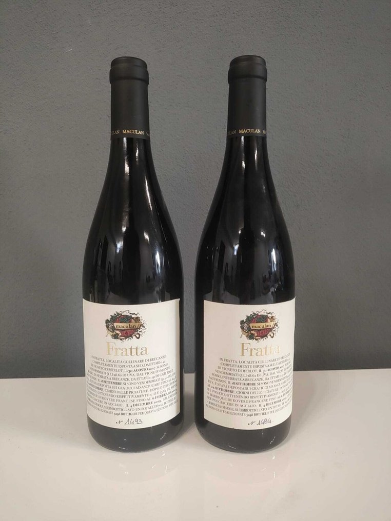 2017 Maculan Fratta, Limited Edition - Wenecja Euganejska - 2 Butelki (0,75l) #1.0