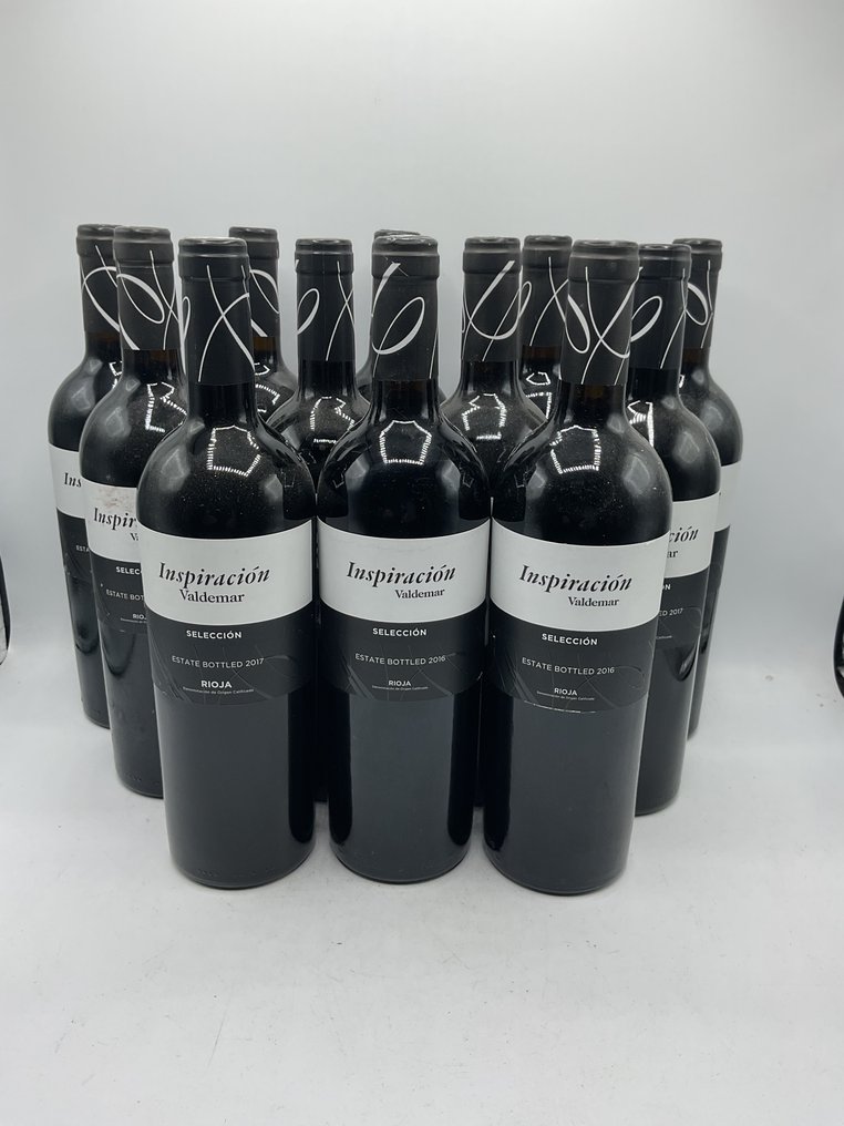 2016 (x9) & 2017 (x3) Bodegas Valdemar, Inspiración - La Rioja - 12 Bottles (0.75L) #1.1