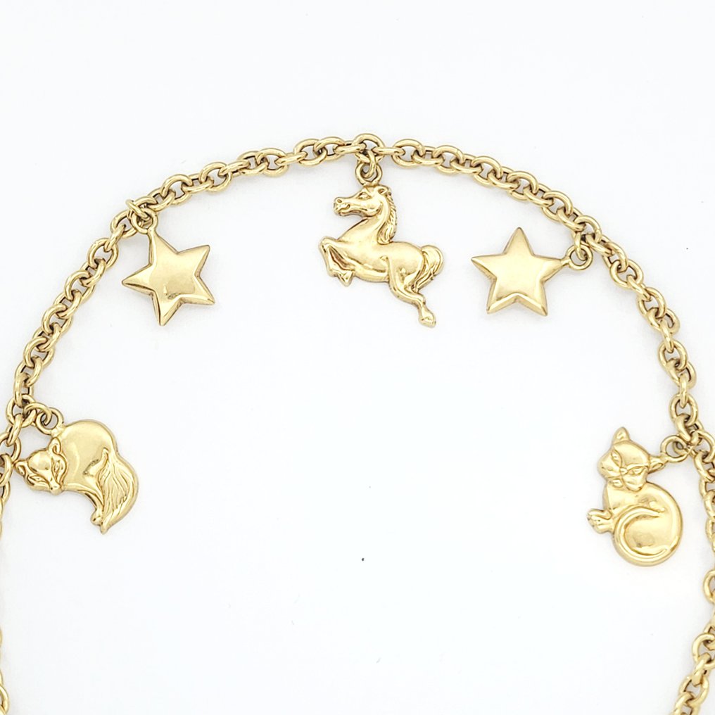 Halsketting - 18 karaat Geel goud #1.0