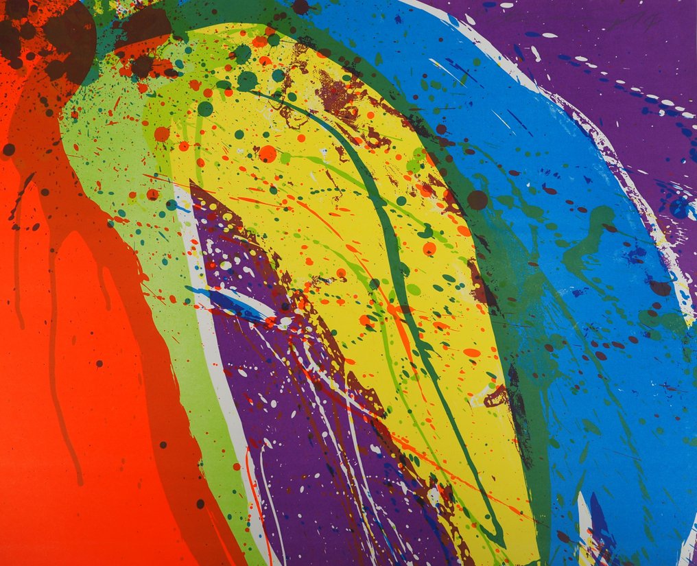 Walasse Ting (1929-2010) - Color Power : Cascade #2.1