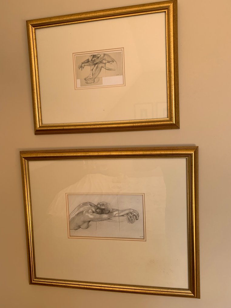 Francine Van Hove (1942) - Two exquisite high-quality drawings #1.0