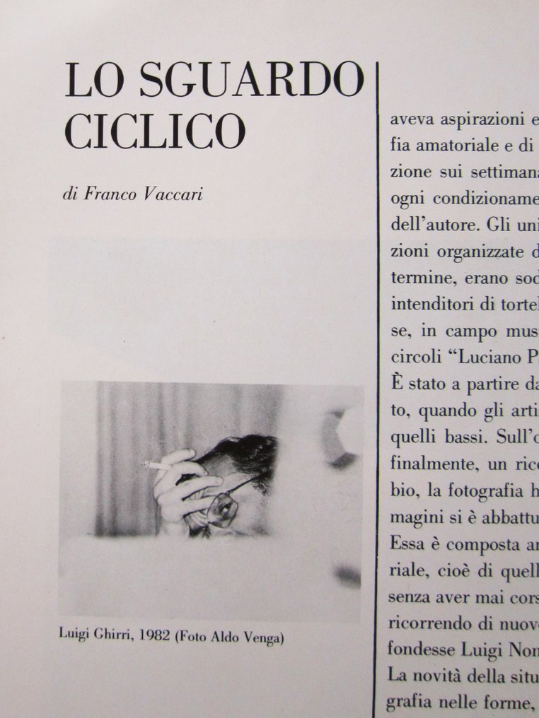 Luigi Ghirri / Franco Vaccari - Luigi Ghirri (first edition) - 1983 #3.2