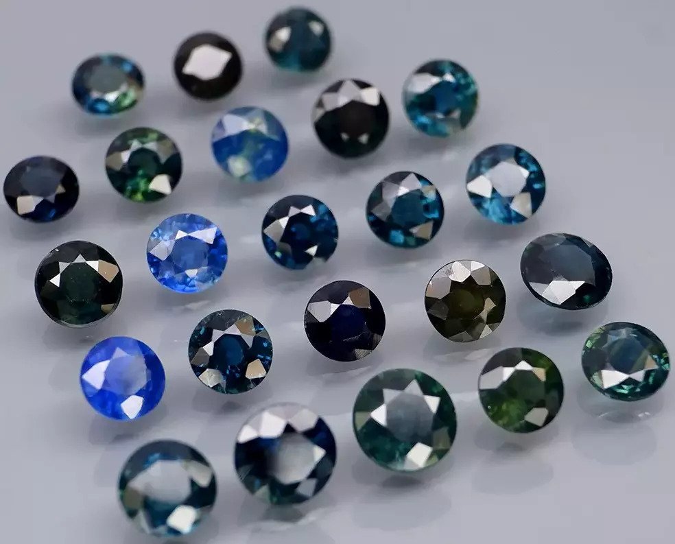 Fără preț de rezervă - 23 pcs  Safir  - 9.40 ct - Fără raport de laborator #3.1