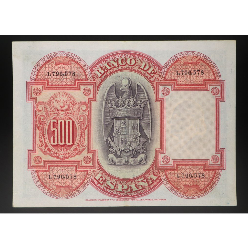 Spanyolország. - 500 Pesetas 1927 no Serial - Pick 73  (Nincs minimálár) #1.2