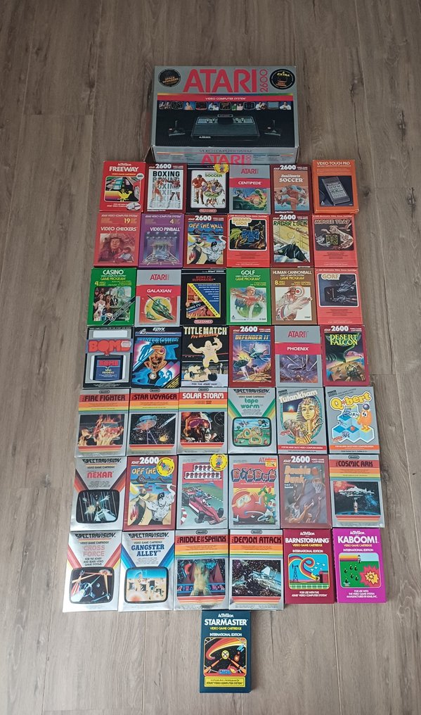 Atari - 2600 VCS - Darth Vader AV Modded - Video Touch Pad: Star Raiders - With 42 BOXED games in VERY GOOD / NEAR MINT - Konsola do gier wideo + gry - W oryginalnym pudełku #1.1