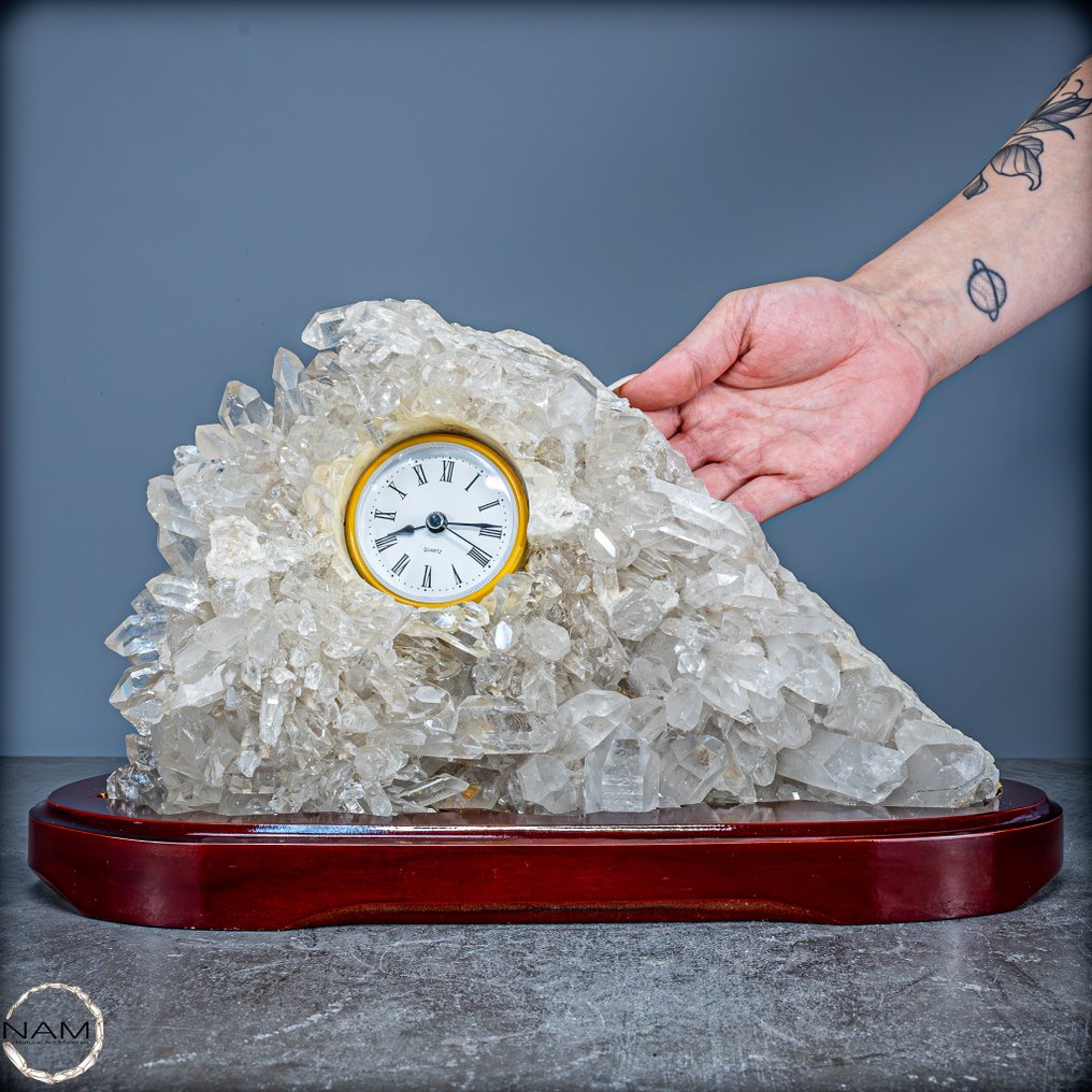 手工制作的天然石英钟 巴西- 5417.39 g #1.0