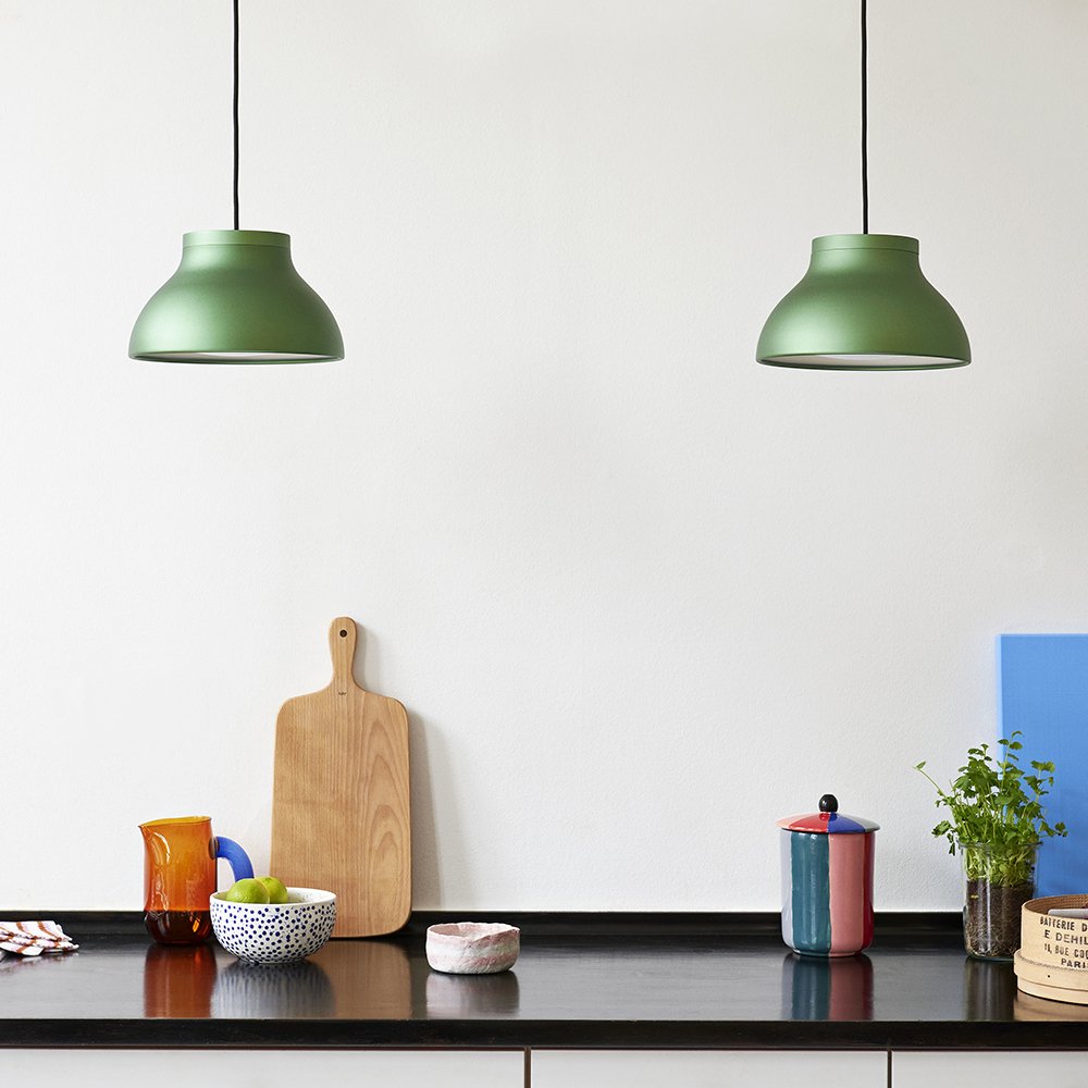 HAY Design - Pierre Charpin - Lampada a sospensione (2) - PC 25 - Green - Alluminio - Set di 2 pezzi #1.0