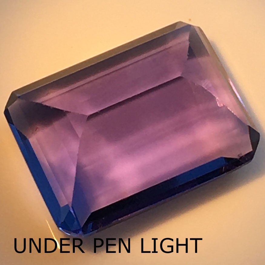 没有保留价 - 1 pcs  蓝色 萤石  - 15.20 ct - 国际宝石研究院（IGI） - 变色萤石 #2.1