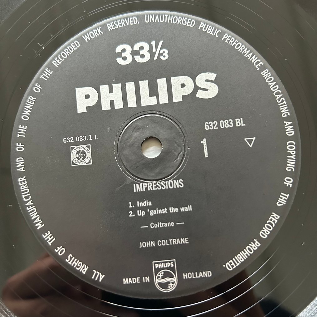 John Coltrane - Impressions (1st Dutch!) - Single-Schallplatte - Erstpressung - 1963 #3.2