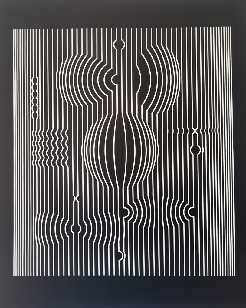 Victor Vasarely (1906-1997) - Manipur (1952) #4.3