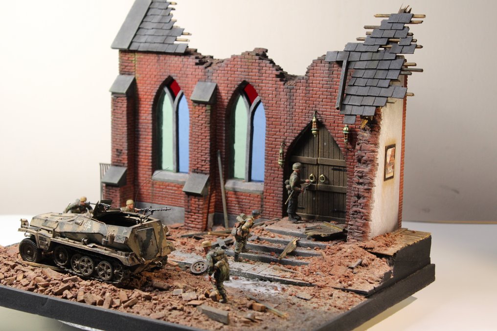 Tamiya 1:35 - Vehículo militar a escala - Original War Diorama #2.1