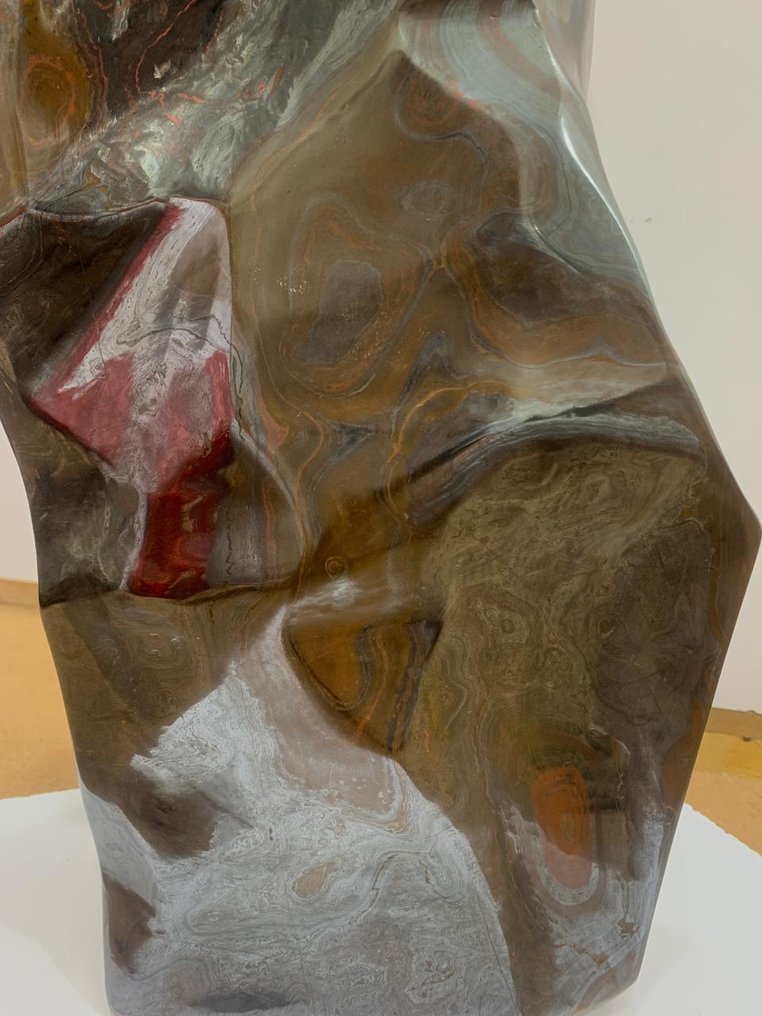 Tiger Iron Huge Extremely Unique Freeform - Height: 59 cm - Width: 21 cm- 33500 g - (1) #4.3