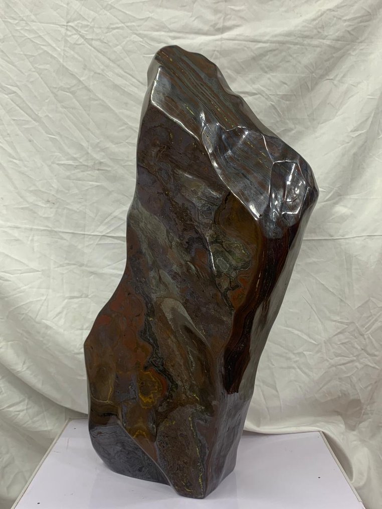 Tiger Iron Huge Extremely Unique Freeform - Height: 59 cm - Width: 21 cm- 33500 g - (1) #1.0