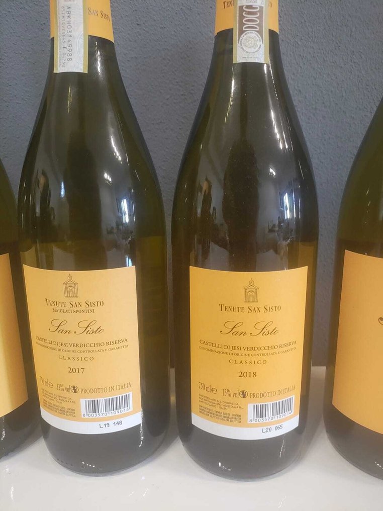 2017 x3 & 2018 x3 San Sisto, Verdicchio di Jesi - 马尔凯 Riserva - 6 Bottles (0.75L) #4.3