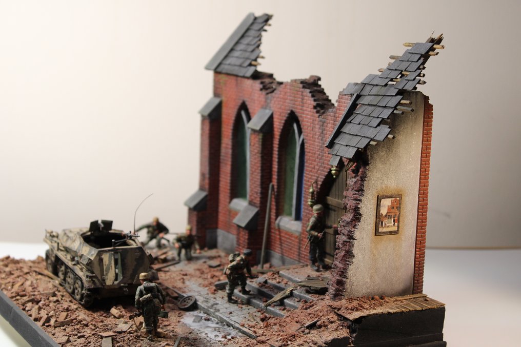 Tamiya 1:35 - Modeller af militærkøretøj - Original War Diorama #3.1