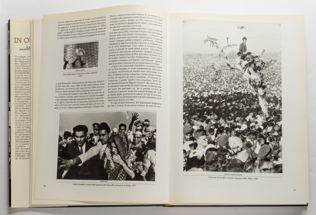 Raghu Rai/Magnum - "IN OUR TIME" - Indira Ghandi escorted by Sikh security guards. Delhi airport 1977. #2.2