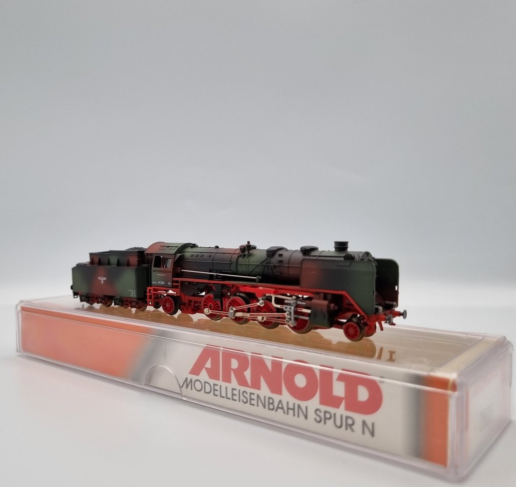 Arnold N - 2505 - Modeltrein (1) - Oorlogslocomotief - Tenderlocomotief BR 41 van de DRB TARNFOLBEN - Wehrmacht! Topconditie! - DR (DRB) #3.1