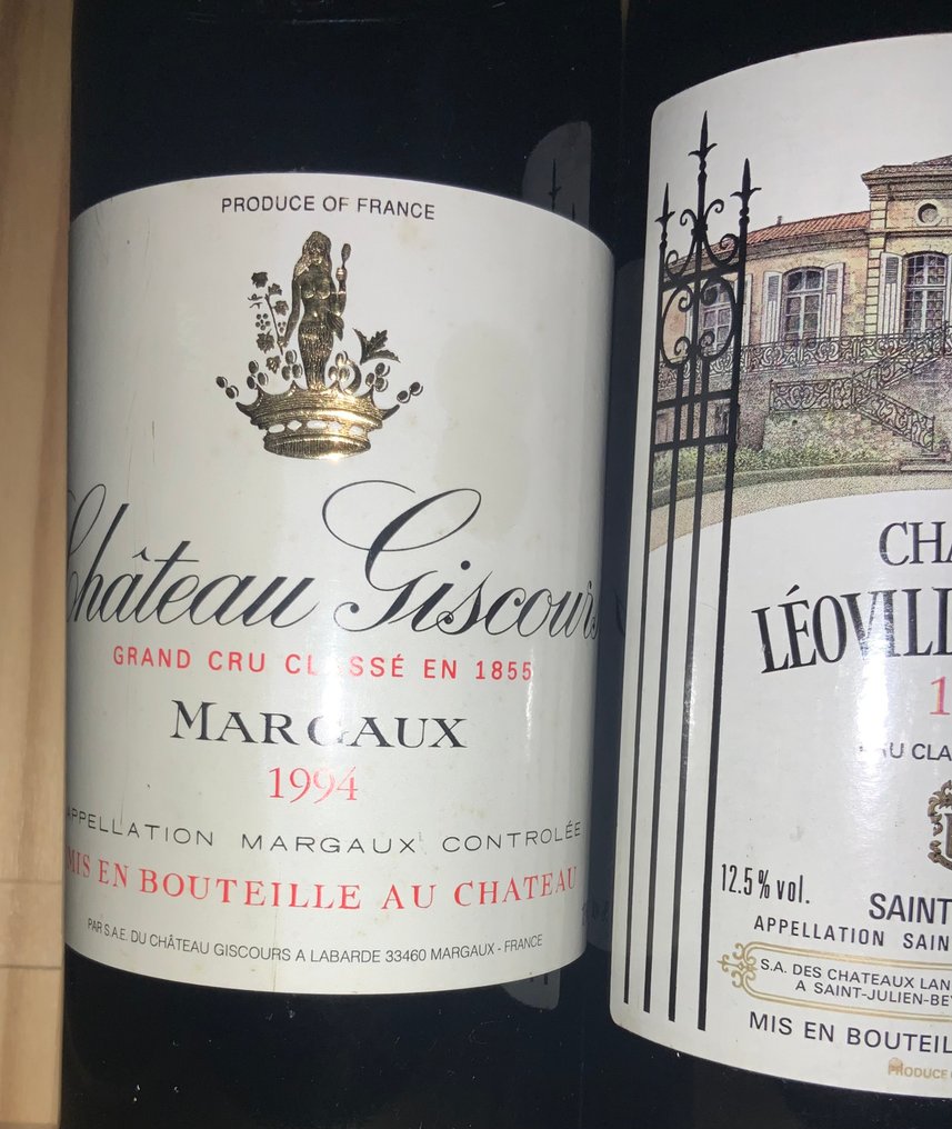 1994 Chateau Giscours, 1995 Chateau Leoville Barton & 1996 Chateau Certan De May de Certan - Bordeaux, Margaux, Pomerol, Saint-Julien 5ème Grand Cru Classé, Grand Cru - 3 Bottles (0.75L) #2.1