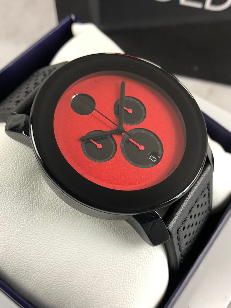 Movado Bold TR90 Red Dial Chronograph 3600765 Men 2011 present auction online Catawiki